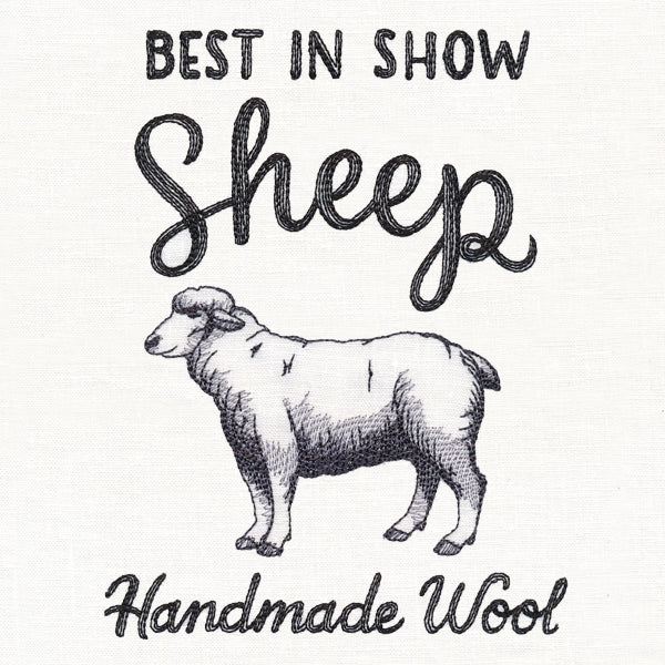 County Fair Sign - Best in Show Sheep