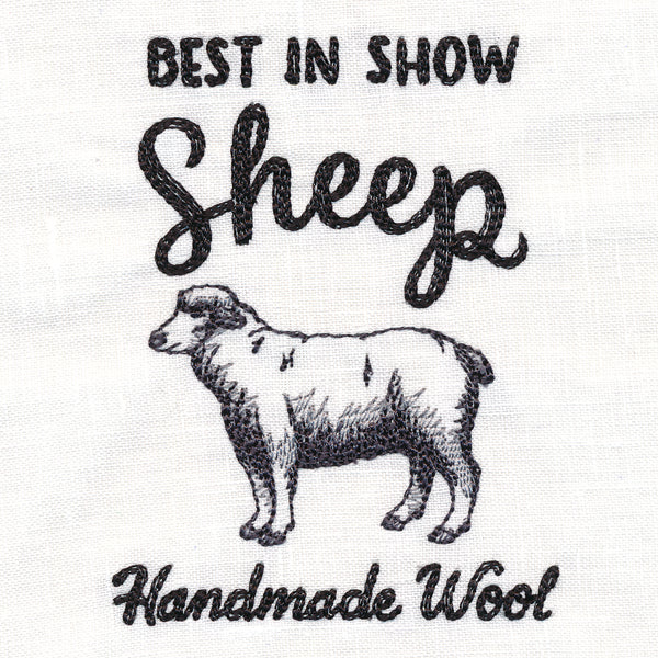 County Fair Sign - Best in Show Sheep