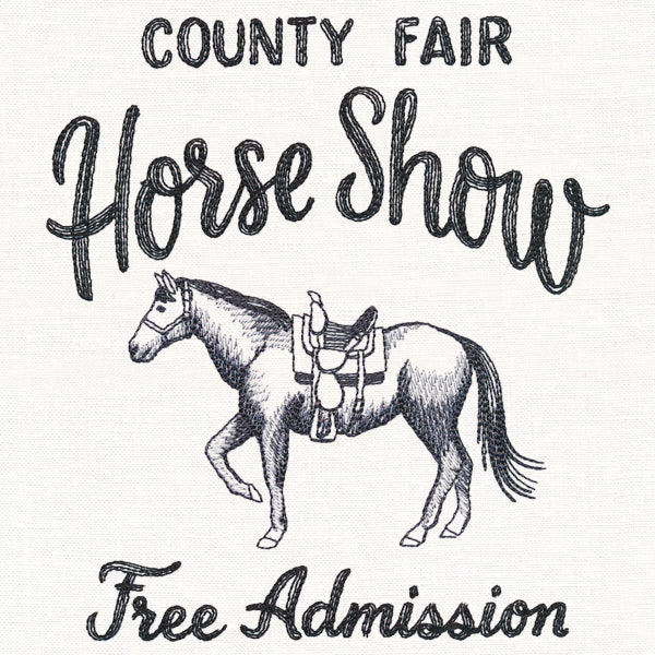 County Fair Sign - Horse Show