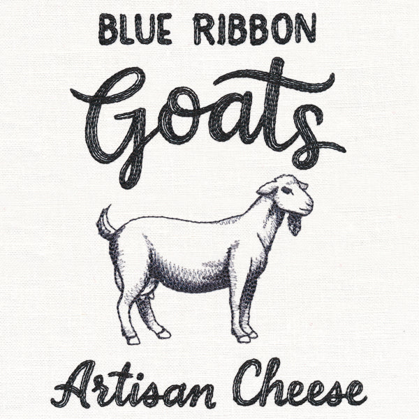 County Fair Sign - Blue Ribbon Goats