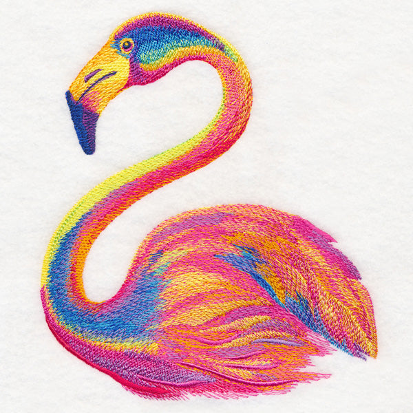 Dreamy Flamingo in Watercolor