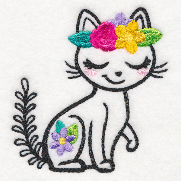 Wildflower Friends - Cat