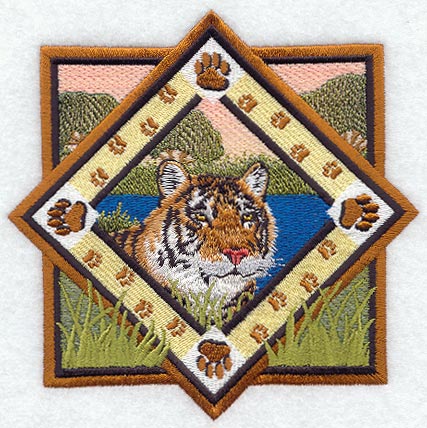 Tiger Track Portrait