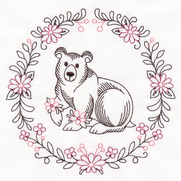Woodland Flower Friends - Bear