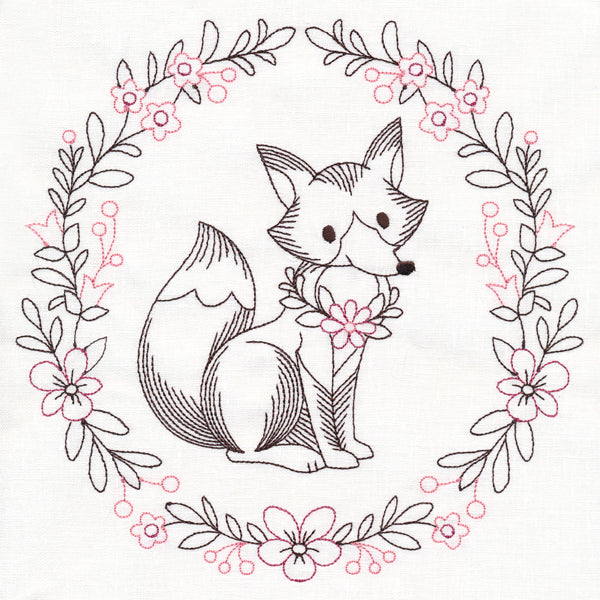 Woodland Flower Friends - Fox