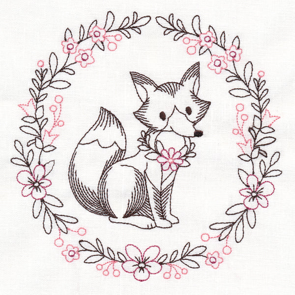Woodland Flower Friends - Fox