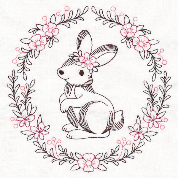 Woodland Flower Friends - Bunny