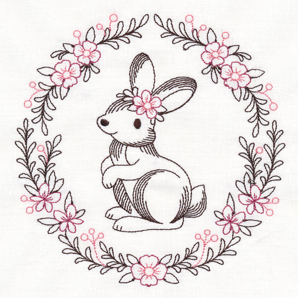Woodland Flower Friends - Bunny