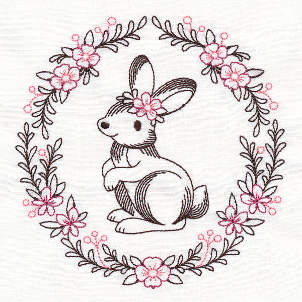 Woodland Flower Friends - Bunny