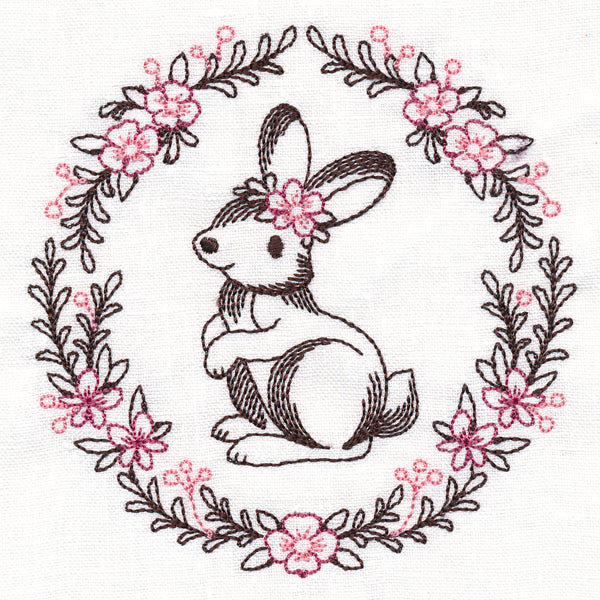 Woodland Flower Friends - Bunny