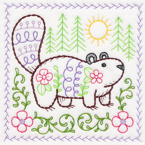 Woodland Charm - Beaver (Vintage)