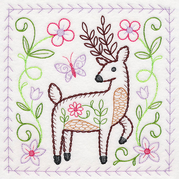 Woodland Charm - Deer (Vintage)