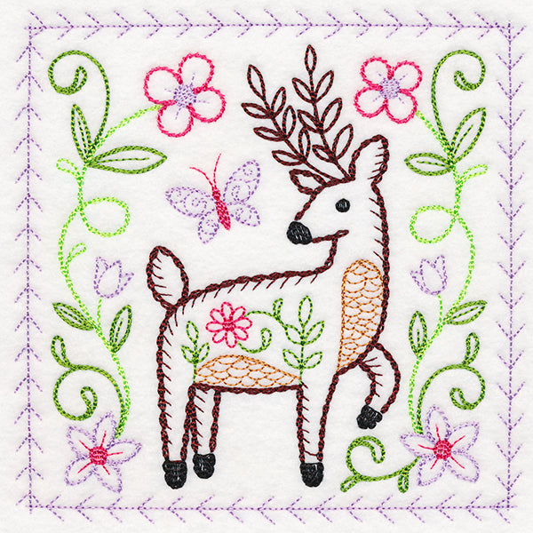 Woodland Charm - Deer (Vintage)