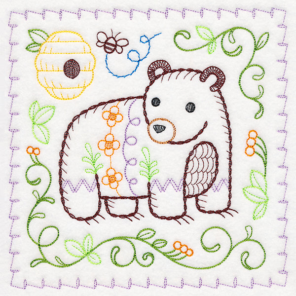 Woodland Charm - Bear (Vintage)