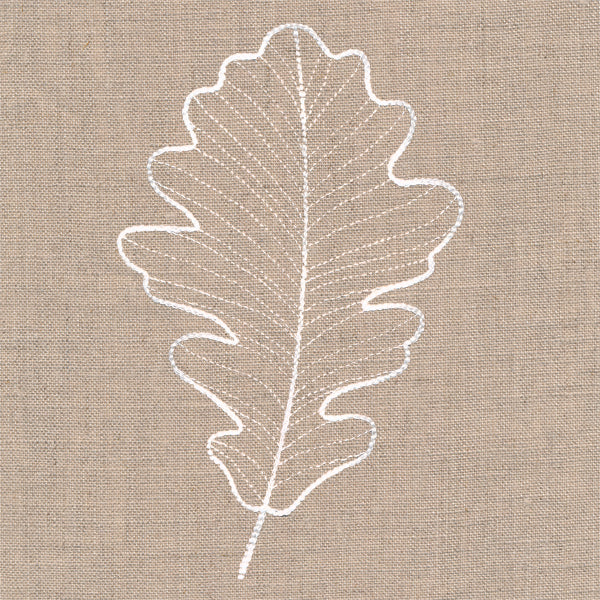 Rustic Autumn Oak Leaf