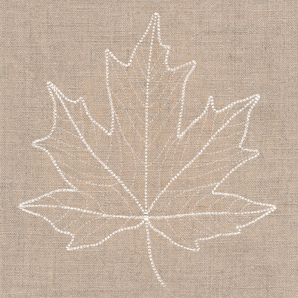 Rustic Autumn Maple Leaf