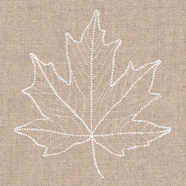 Rustic Autumn Maple Leaf