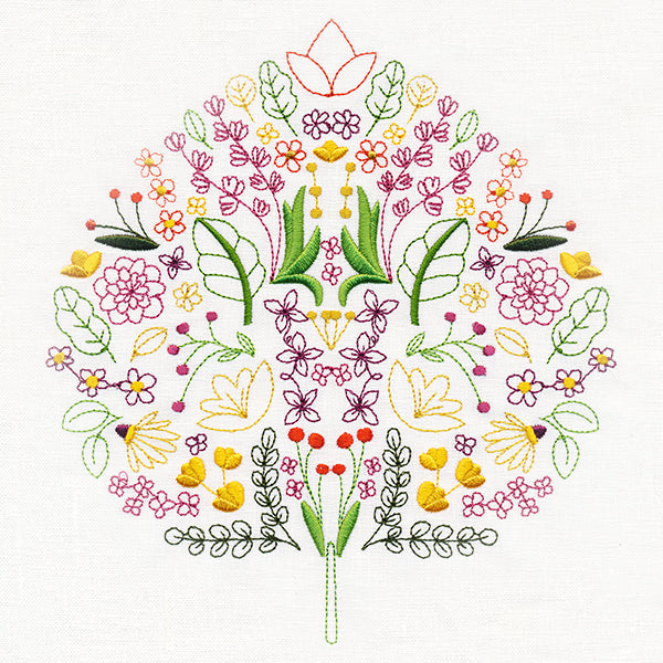 Autumn Wildflower Aspen Leaf