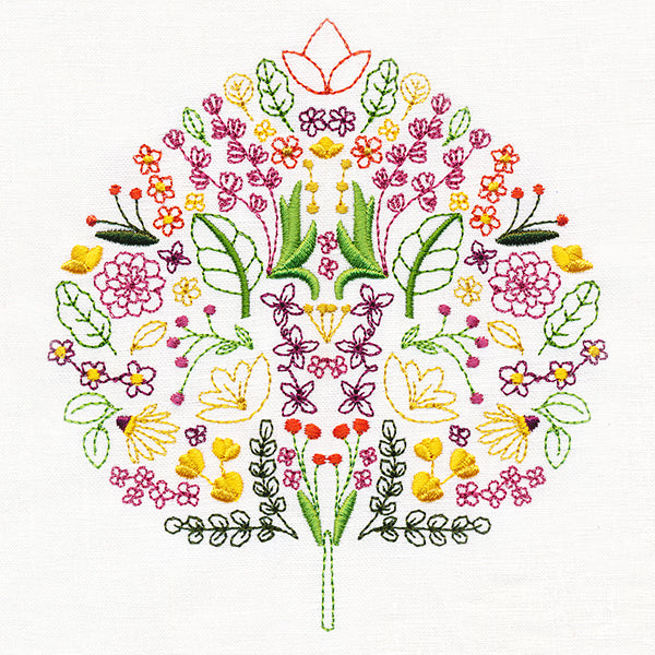 Autumn Wildflower Aspen Leaf