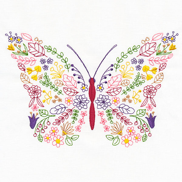 Autumn Wildflower Butterfly