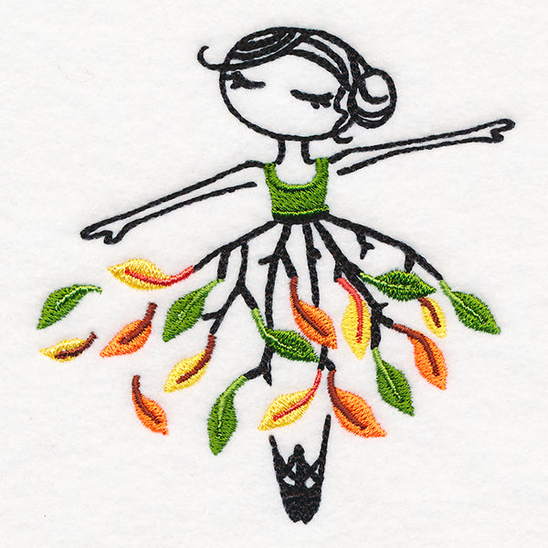 Falling Leaves Ballerina