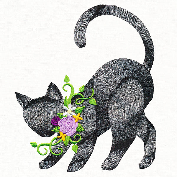 Spooky Chic Halloween Cat