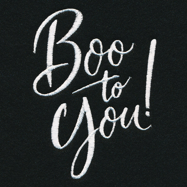 Boo to You
