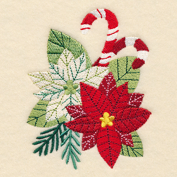 Holly Jolly Poinsettia Bouquet