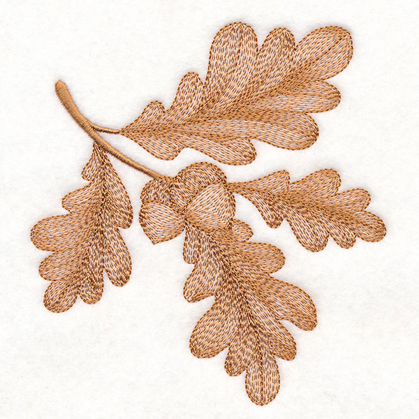 Magical Autumn Oak Leaves