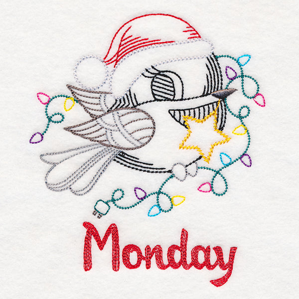 Christmas Chickadee - Monday (Vintage)