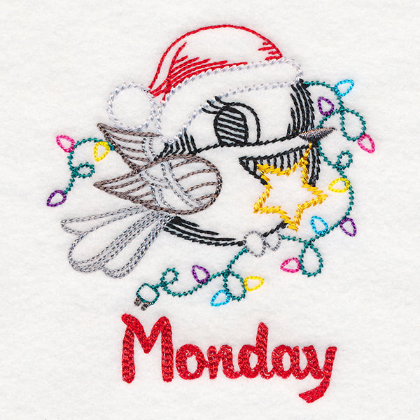 Christmas Chickadee - Monday (Vintage)