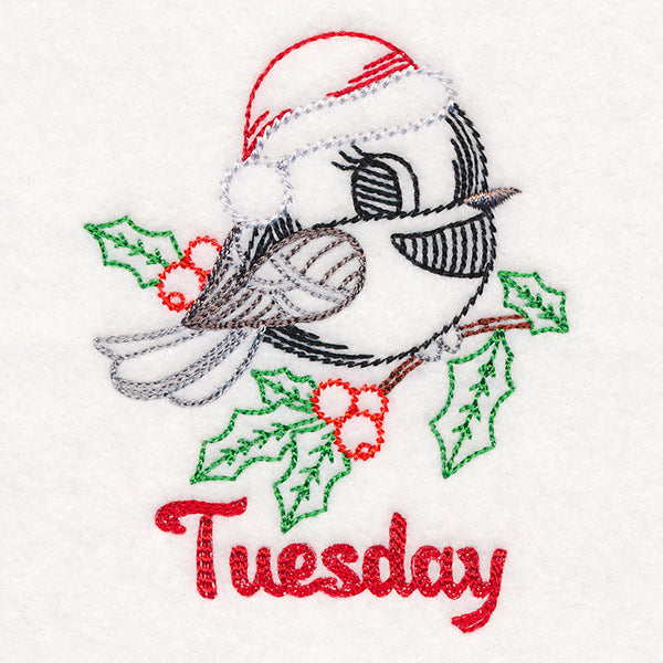 Christmas Chickadee - Tuesday (Vintage)