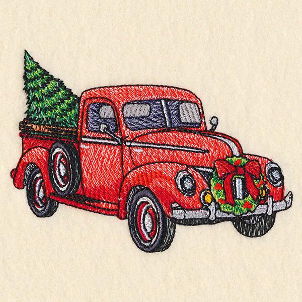 Retro Holiday Truck