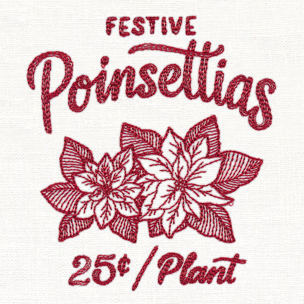 Merry Market - Festive Poinsettias