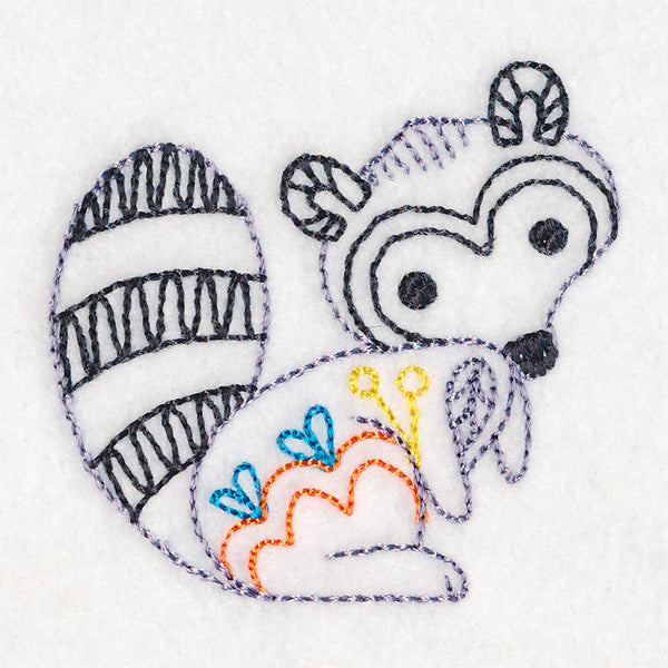 Woodland Charm Accent - Raccoon (Vintage)