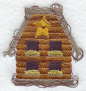 Country Birdhouse & Star