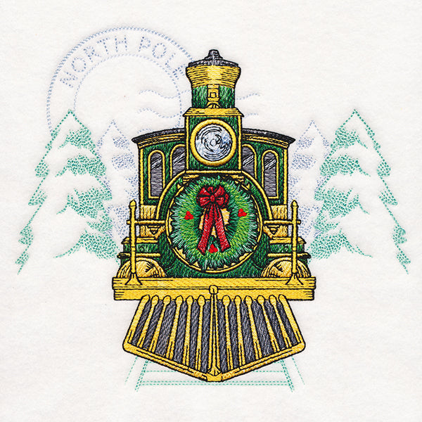 Retro Christmas Train