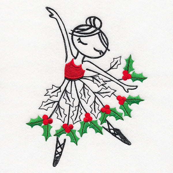 Holly & Berries Ballerina