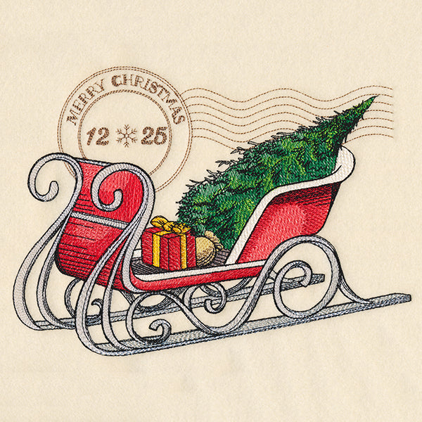 Victorian Christmas Sleigh