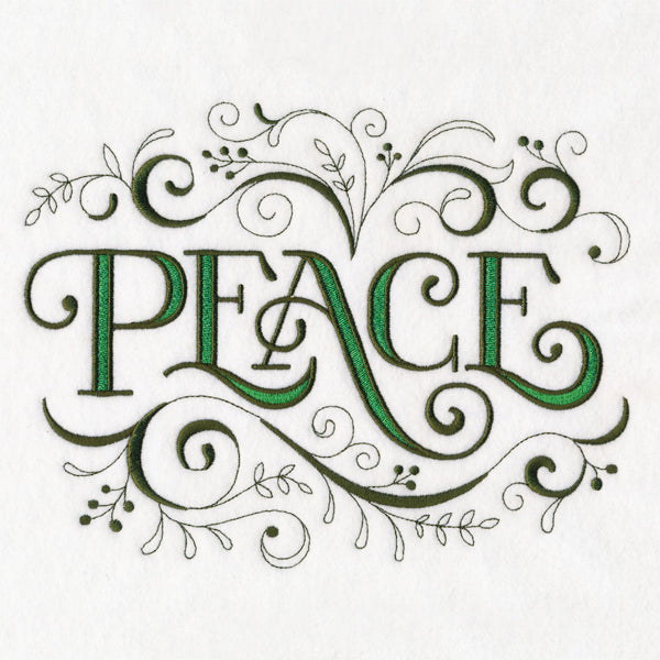 Christmas Filigree - Peace
