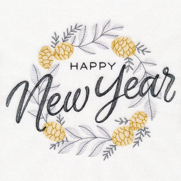 New Year's Bliss Wreath