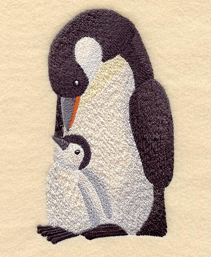 Plush Penguin & Baby