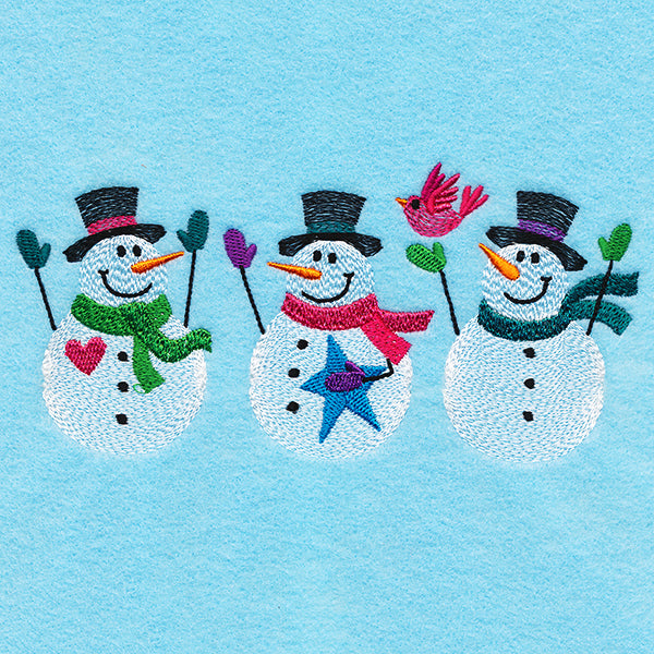 Holly Jolly Snowman Trio