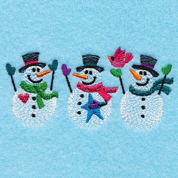 Holly Jolly Snowman Trio