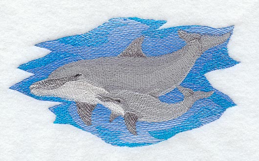 Dolphin & Baby