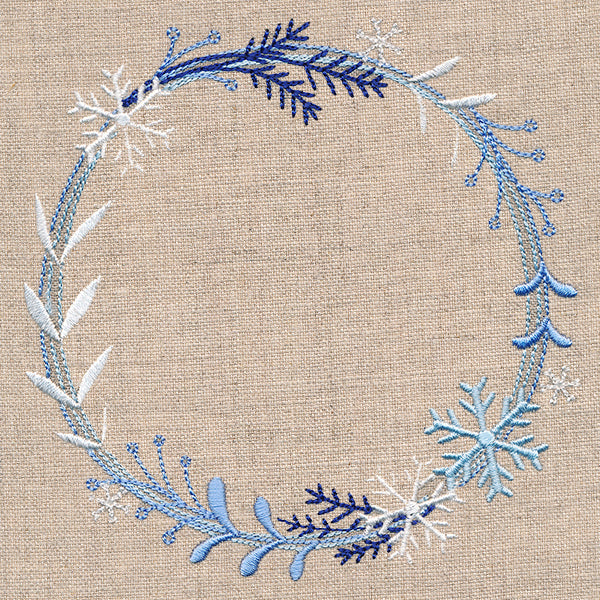Frosted Winter Wreath