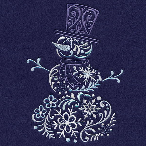 Wintertide Filigree Snowman