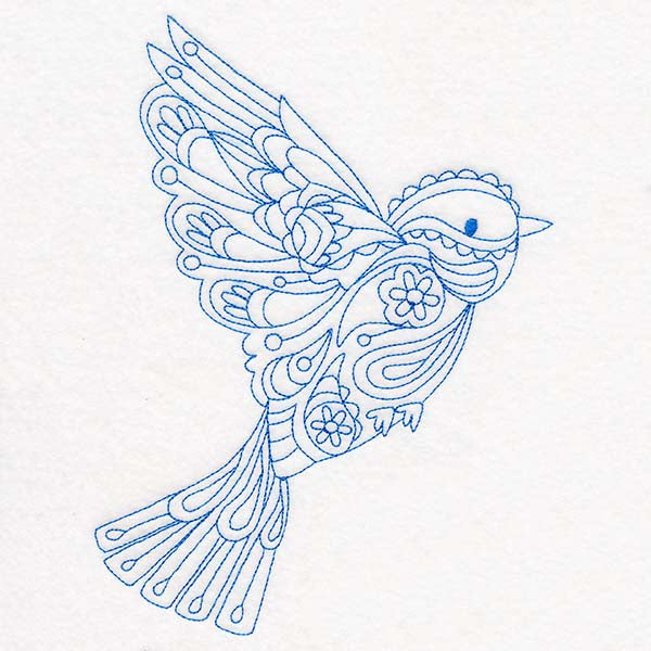 Paisley Animals - Bluebird