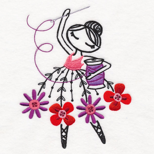 Sewing Ballerina
