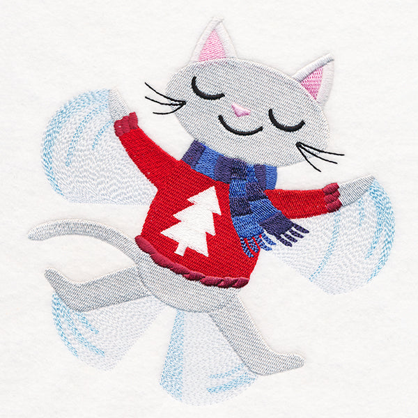 Snow Angel Cat